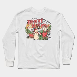 Howdy Hos Let's Celebrate Christmas Long Sleeve T-Shirt